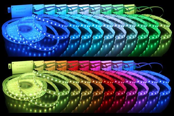 LED strip, colors
