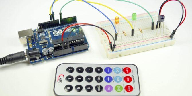 Arduino Remote Control, led