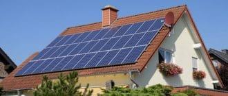 solar battery, house
