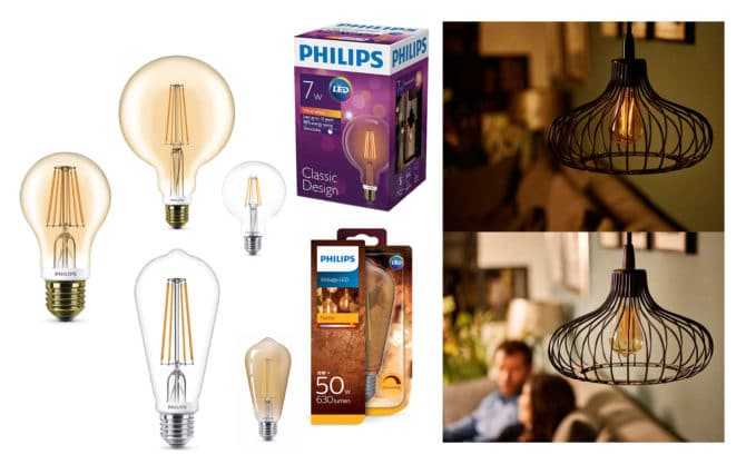 винтажные лампы Philips