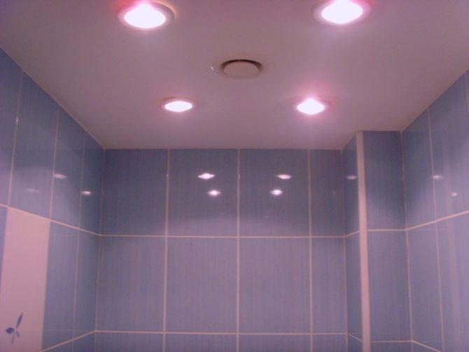 освещение ванной комнаты
