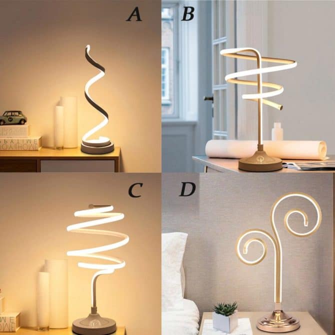 Декоративные настольные лампы