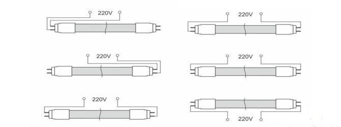 варианты включения LED-ламп