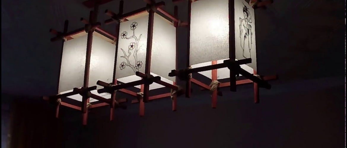 Как сделать светильник в японском стиле своими руками