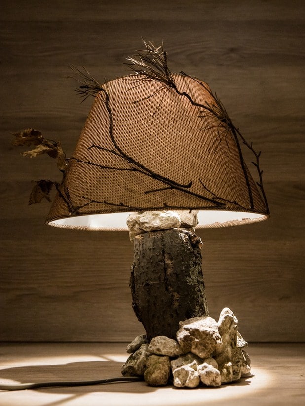 Настольная лампа своими руками: виды, идеи, материал, как сделать