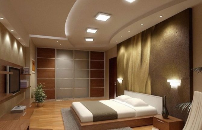 Как сделать освещение спальни в современном стиле