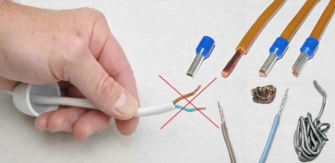 Как подсоединить провода к патрону на одну лампочку