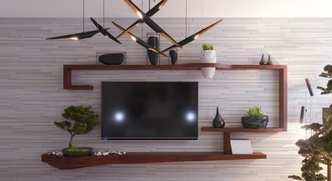 Как повесить телевизор на стену с кронштейном и спрятать провода